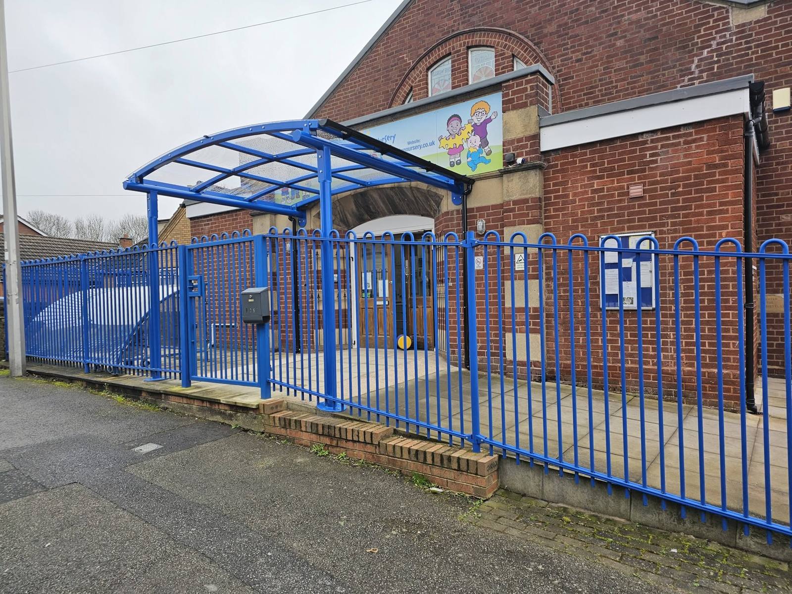 Early-years canopy at Shine Nursery